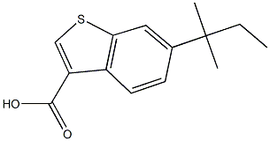 6-(1,1-DIMETHYLPROPYL)-1-BENZOTHIOPHENE-3-CARBOXYLIC ACID CAS#: 667436-12-6