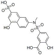 6-(3-carboxy-4-hydroxyphenylsulfonamido)-N-methyl-1-naphthol-3-sulfonic acid CAS#: 6201-92-9