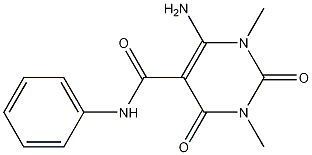 6-Amino-1,2,3,4-tetrahydro-1,3-dimethyl-2,4-dioxo-N-phenyl-5-pyrimidinecarboxamide CAS#: 61317-83-7
