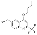 6-(BROMOMETHYL)-4-BUTOXY-2-(TRIFLUOROMETHYL)QUINOLINE CAS#: 680211-85-2