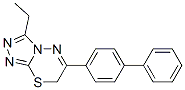 6-Biphenyl-4-yl-3-ethyl-7H-(1,2,4)triazolo(3,4-b)(1,3,4)thiadiazine CAS#: 68469-04-5