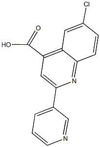 6-CHLORO-2-PYRIDIN-3-YLQUINOLINE-4-CARBOXYLIC ACID CAS#: 669709-49-3