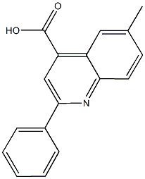 6-METHYL-2-PHENYL-QUINOLINE-4-CARBOXYLIC ACID CAS#: 60538-98-9