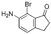 6-amino-7-bromo-2,3-dihydro-1H-inden-1-one CAS#: 681246-49-1