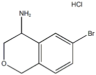 6-bromo-3,4-dihydro-1H-isochromen-4-amine hydrochloride CAS#: 676134-73-9
