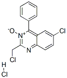 6-chloro-2-chloromethyl-4-phenylquinazoline 3-oxide hydrochloride CAS#: 62299-17-6