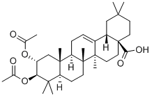 (2α,3β)- 2,3-Bis(acetyloxy)-olean- 12-en-28-oic acid CAS#: 6089-92-5