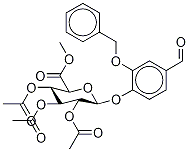 2-Benzyloxy-4-benzaldehyde β-D-Glucopyranosiduronic Acid Methyl Ester 2,3,4-Triacetate CAS#: 62346-08-1