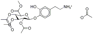DopaMine 4-O-β-D-Glucopyranosiduronic Acid Methyl Ester 2,3,4-Triacetate Acetate CAS#: 62346-12-7
