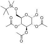 Methyl-6-O-(tert.-butyldimethylsilyl)-2,3,4-tri-O-acetyl-α-D-glucopyranoside CAS#: 63734-11-2