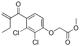 2,3-Dichloro-4-(α-ethylacryloyl)phenoxyacetic acid methyl ester CAS#: 6463-21-4
