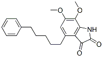 6,7-Dimethoxy-4-(5-phenylpentyl)-1H-indole-2,3-dione CAS#: 64838-04-6