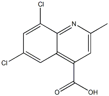 6,8-Dichloro-2-Methyl-quinoline-4-carboxylicacid CAS#: 67059-22-7