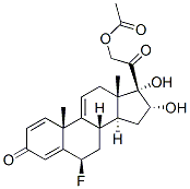6beta-fluoro-16alpha,17,21-trihydroxypregna-1,4,9(11)-triene-3,20-dione 21-acetate CAS#: 60864-44-0