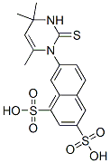 7-(1,2,3,4-Tetrahydro-4,4,6-trimethyl-2-thioxopyrimidin-1-yl)-1,3-naphthalenedisulfonic acid CAS#: 63704-46-1