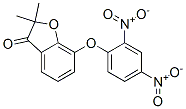 7-(2,4-Dinitrophenoxy)-2,2-dimethyl-3(2H)-benzofuranone CAS#: 62059-45-4