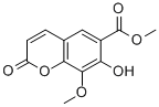 7-Hydroxy-8-methoxy-2-oxo-2H-1-benzopyran-6-carboxylic acid methyl ester CAS#: 61975-93-7