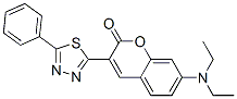7-(diethylamino)-3-(5-phenyl-1,3,4-thiadiazol-2-yl)-2-benzopyrone CAS#: 62143-26-4