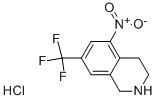 7-(trifluoromethyl)-1,2,3,4-tetrahydro-5-nitroisoquinoline hydrochloride CAS#: 625126-83-2
