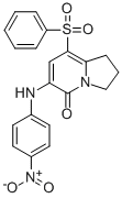 8-BENZENESULFONYL-6-(4-NITROPHENYLAMINO)-2,3-DIHYDRO-1H-INDOLIZIN-5-ONE CAS#: 612065-26-6