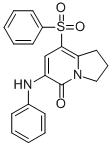 8-BENZENESULFONYL-6-PHENYLAMINO-2,3-DIHYDRO-1H-INDOLIZIN-5-ONE CAS#: 612065-24-4