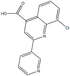 8-CHLORO-2-PYRIDIN-3-YLQUINOLINE-4-CARBOXYLIC ACID CAS#: 667436-24-0