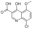 8-Chloro-4-hydroxy-5-methoxyquinoline-3-carboxylic acid CAS#: 63010-42-4