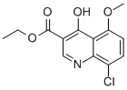 8-Chloro-4-hydroxy-5-methoxyquinoline-3-carboxylic acid ethyl ester CAS#: 63010-41-3