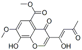 8-Hydroxy-3-(1-hydroxy-3-oxo-1-butenyl)-7-methoxy-4-oxo-4H-1-benzopyran-5-carboxylic acid methyl ester CAS#: 69448-97-1