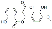 8-Hydroxy-3-(3-hydroxy-4-methoxyphenyl)-3,4-dihydro-1-oxo-1H-2-benzopyran-4-carboxylic acid CAS#: 66380-90-3