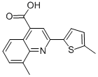 8-METHYL-2-(5-METHYLTHIEN-2-YL)QUINOLINE-4-CARBOXYLIC ACID CAS#: 667412-63-7