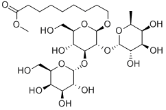 8-Methoxycarbonyloctyl2-O-(a-L-fucopyranosyl)-3-O-(a-D-galactopyranosyl)-b-D-galactopyranoside CAS#: 65606-80-6