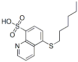 8-Quinolinesulfonic acid, 5-(hexylthio)- CAS#: 60465-77-2