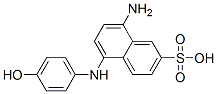 8-amino-5-(4-hydroxyphenylamino)naphthalene-2-sulfonicacid CAS#: 6357-75-1