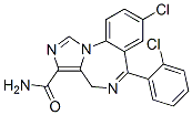 8-chloro-6-(2-chlorophenyl)-4H-imidazo(1,5-a)(1,4)-benzodiazepine-3-carboxamide CAS#: 63176-94-3