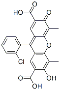 9-(2-Chlorophenyl)-6-hydroxy-4,5-dimethyl-3-oxo-3H-xanthene-2,7-dicarboxylic acid CAS#: 6837-64-5