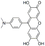 9-(4-dimethylaminophenyl)-2,6,7-trihydroxy-xanthen-3-one CAS#: 6098-86-8