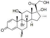 9-bromo-6beta-fluoro-11beta,17,21-trihydroxy-16alpha-methylpregna-1,4-diene-3,20-dione CAS#: 60864-54-2