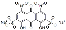 9,10-Dihydro-1,8-dihydroxy-4,5-dinitro-9,10-dioxo-2,7-anthracenedisulfonic acid disodium salt CAS#: 6338-12-1