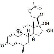 9beta,11alpha-epoxy-6beta-fluoro-16alpha,17,21-trihydroxypregna-1,4-diene-3,20-dione 21-acetate CAS#: 60864-48-4
