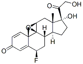 9beta,11beta-epoxy-6beta-fluoro-17,21-dihydroxypregna-1,4-diene-3,20-dione CAS#: 60864-43-9
