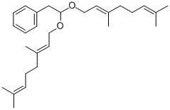 ACETALDEHYDE, PHENYL:BIS (3,7-DIMETHYL-2,6-OCTADIENYL) ACETAL CAS#: 67634-02-0