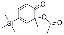 Acetic acid 1-methyl-6-oxo-3-(trimethylsilyl)-2,4-cyclohexadienyl ester CAS#: 64248-40-4