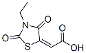 Acetic acid, (3-ethyl-2,4-dioxo-5-thiazolidinylidene)- (9CI) CAS#: 613656-84-1