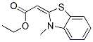 Acetic acid, (3-methyl-2(3H)-benzothiazolylidene)-, ethyl ester (9CI) CAS#: 61975-33-5