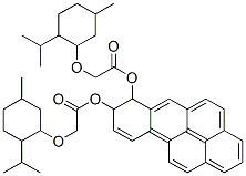 Acetic acid, ((5-methyl-2-(1-methylethyl)cyclohexyl)oxy)-, 7,8-dihydro benzo(a)pyrene-7,8-diyl ester, (1R-(1alpha(7S*,8S*(1R*,2S*,5R*)),2beta ,5alpha))- CAS#: 62314-70-9