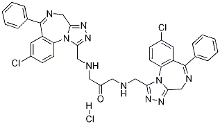 AlprazolaM AMinoMethyl Ketone Hydrochloride CAS#: 69505-70-0