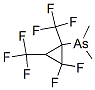 Arsine, 2,2-difluoro-1,3-bis(trifluoromethyl)cyclopropyldimethyl- CAS#: 6430-24-6