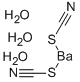 BARIUM THIOCYANATE TRIHYDRATE CAS#: 68016-36-4