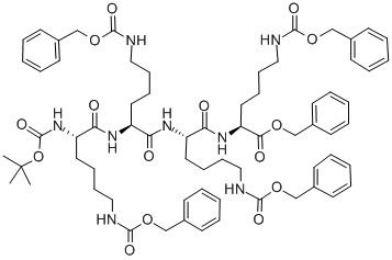 BOC-LYS(Z)-LYS(Z)-LYS(Z)-LYS(Z)-OBZL CAS#: 62196-20-7